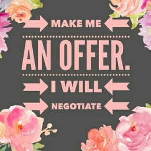 Willing to negotiate!